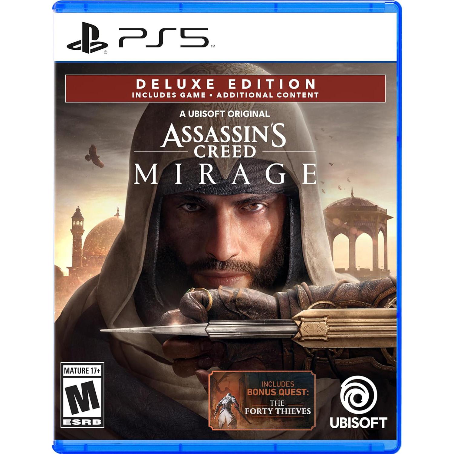Assassins Creed Mirage Deluxe Edition PS5 PS4 Xbox for $39.99 Shipped