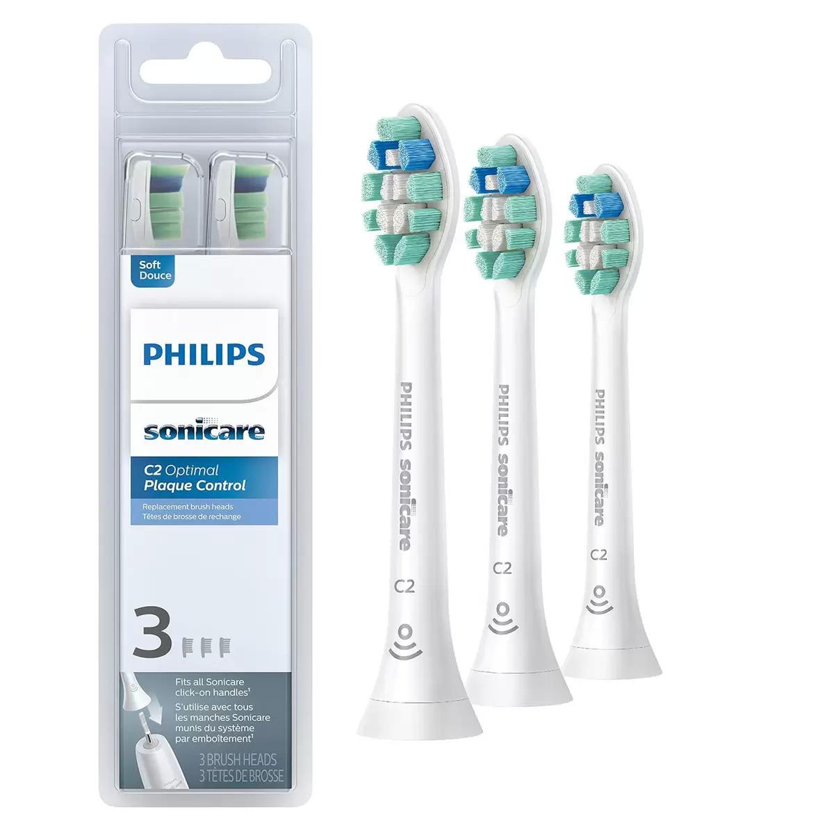 Philips Sonicare C2 Optical Plaque Control Replacement Toothbrush Head for $15.94