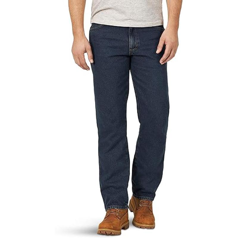 Rustler Mens Classic Relaxed Fit Denim Jeans for $12