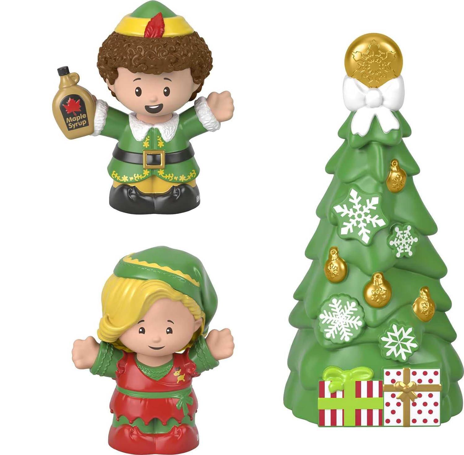 Fisher-Price Little People Collector Elf Movie Figures Set for $8
