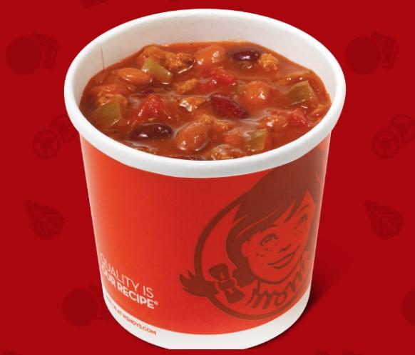 Free Wendys Small Chili with Any Purchase