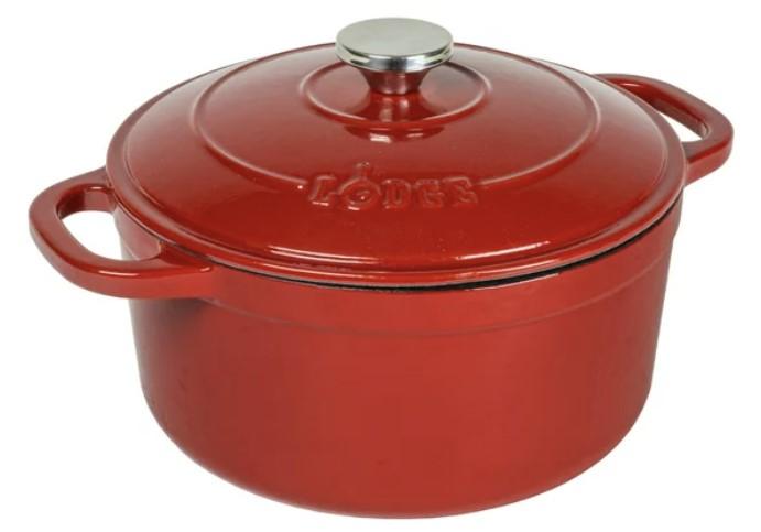 Lodge Cast Iron 5.5Qt Enameled Dutch Oven for $39.98 Shipped