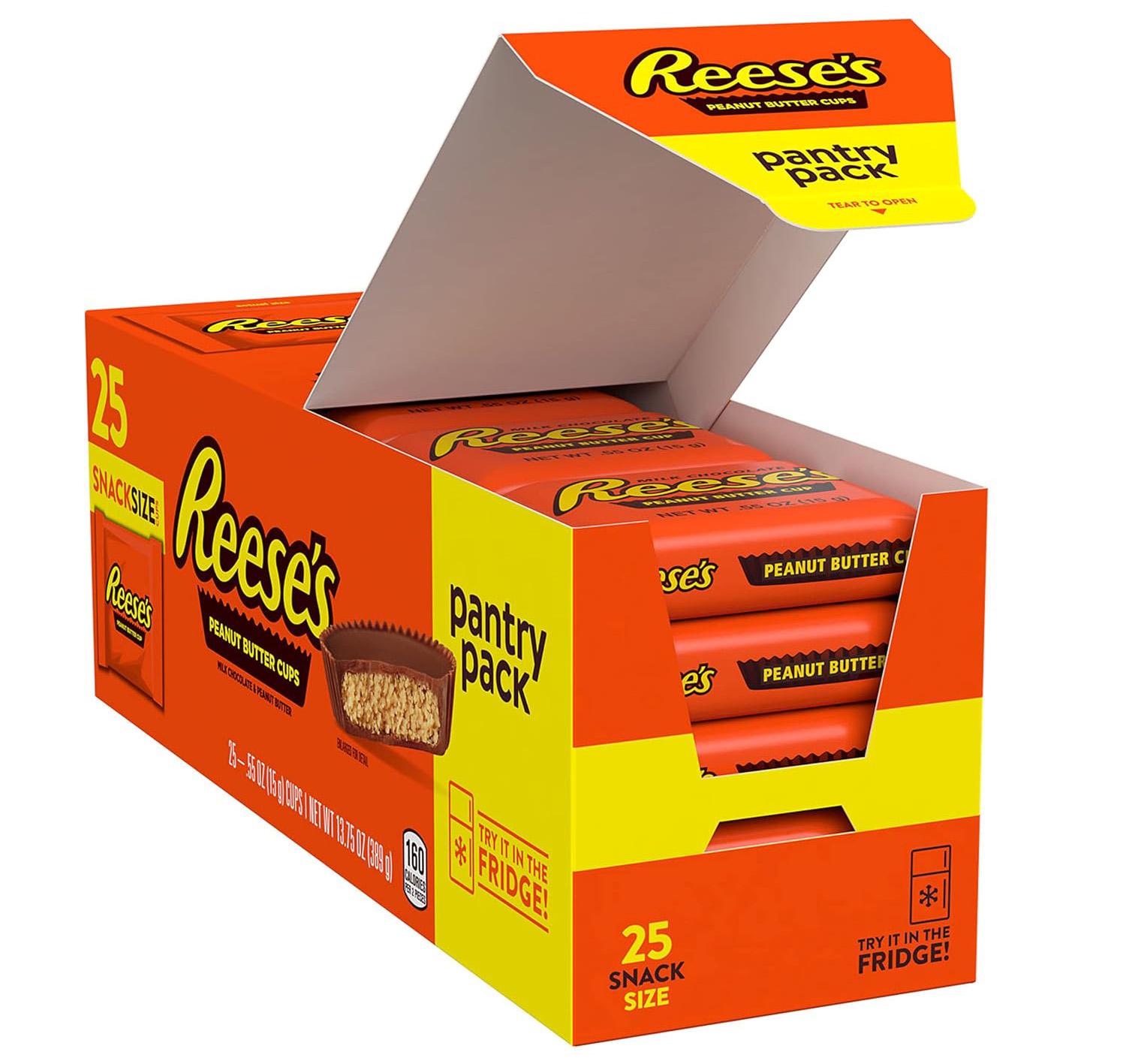 Reeses Milk Chocolate Snack Size Peanut Butter Cups 9 Pack for $4.39 Shipped