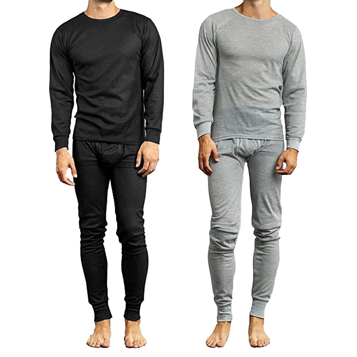 Galaxy By Harvic 4-Piece Mens Winter Thermal Base Layer Set for $14.99