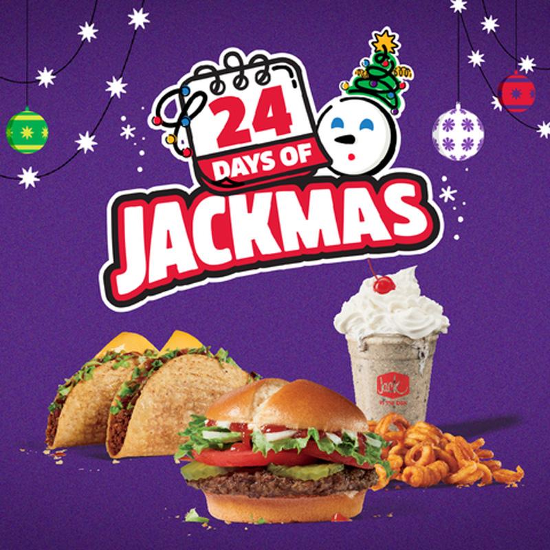Free Jack in the Box Food with 24 Days of Jackmas