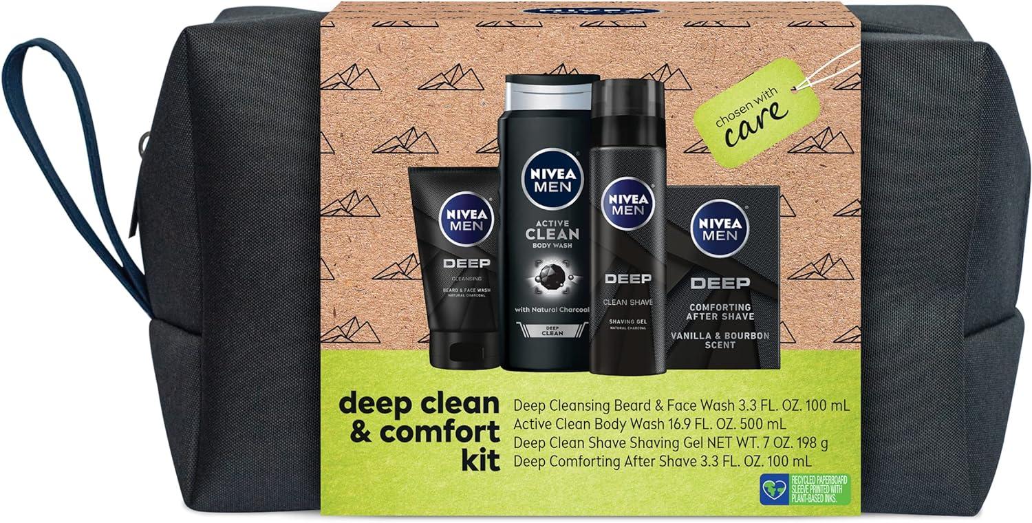 Nivea Men Clean Deep Skin Care Collection 4-Piece Gift Set for $11.46 Shipped
