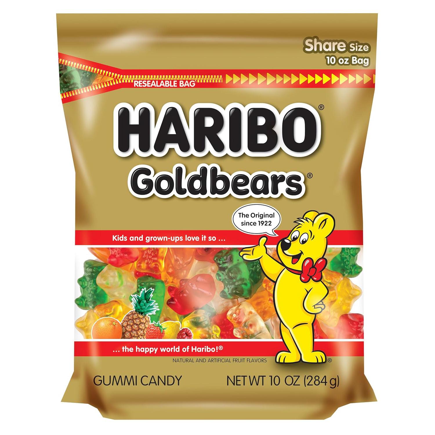 Haribo Goldbears Gummi Candy Resealable Bag for $2.06 Shipped
