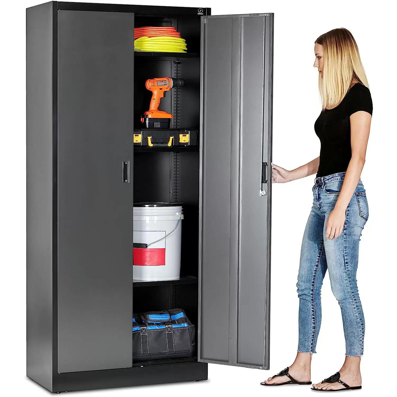 Fedmax Heavy Duty Metal Garage Storage Cabinet for $88.58 Shipped