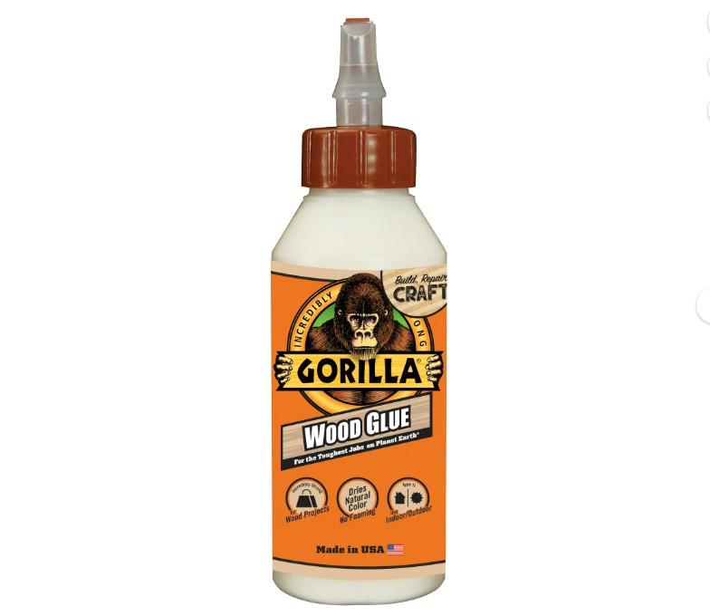 Gorilla Glue Natural Color Wood Glue for $4.37