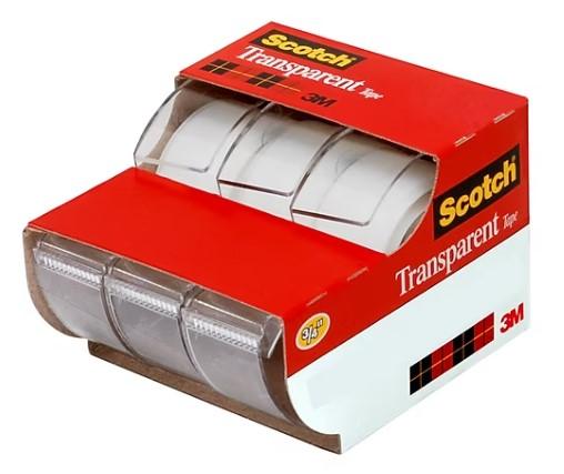 Scotch Invisible Tape 3 Pack for $1.24 Shipped