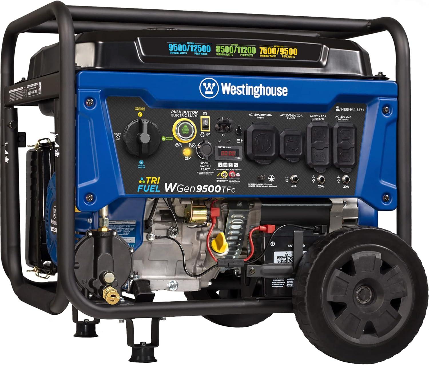 Westinghouse Outdoor Power Equipment 12500W Portable Generator for $899 Shipped