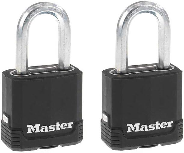 Master Lock Magnum Heavy Duty Outdoor Padlock 2 Pack for $9.22