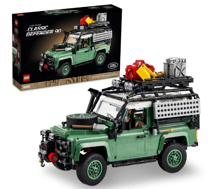 LEGO Icons Land Rover Classic Defender 90 10317 Building Set for $200 Shipped