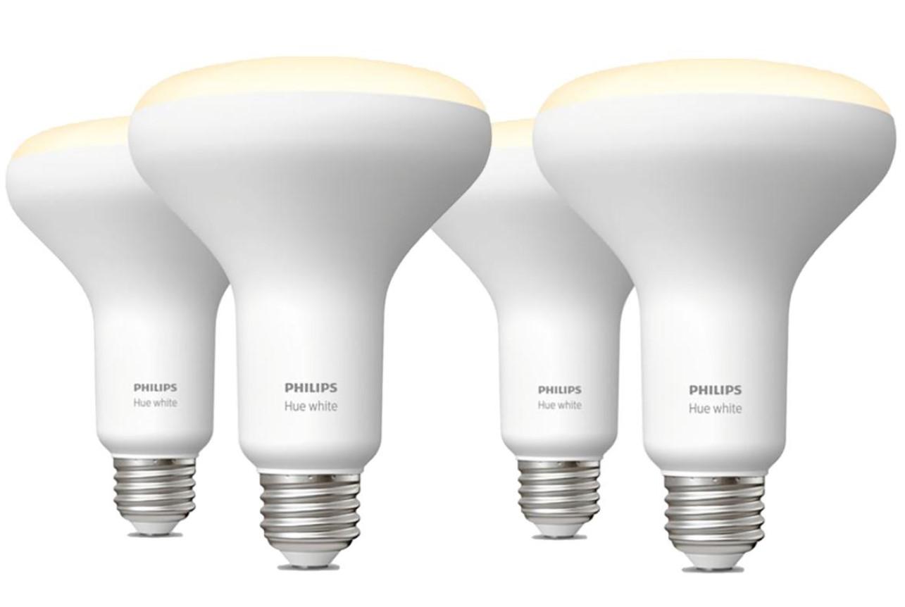 Philips Hue 4-Pack BR30 LED Smart Bulbs for $29.99