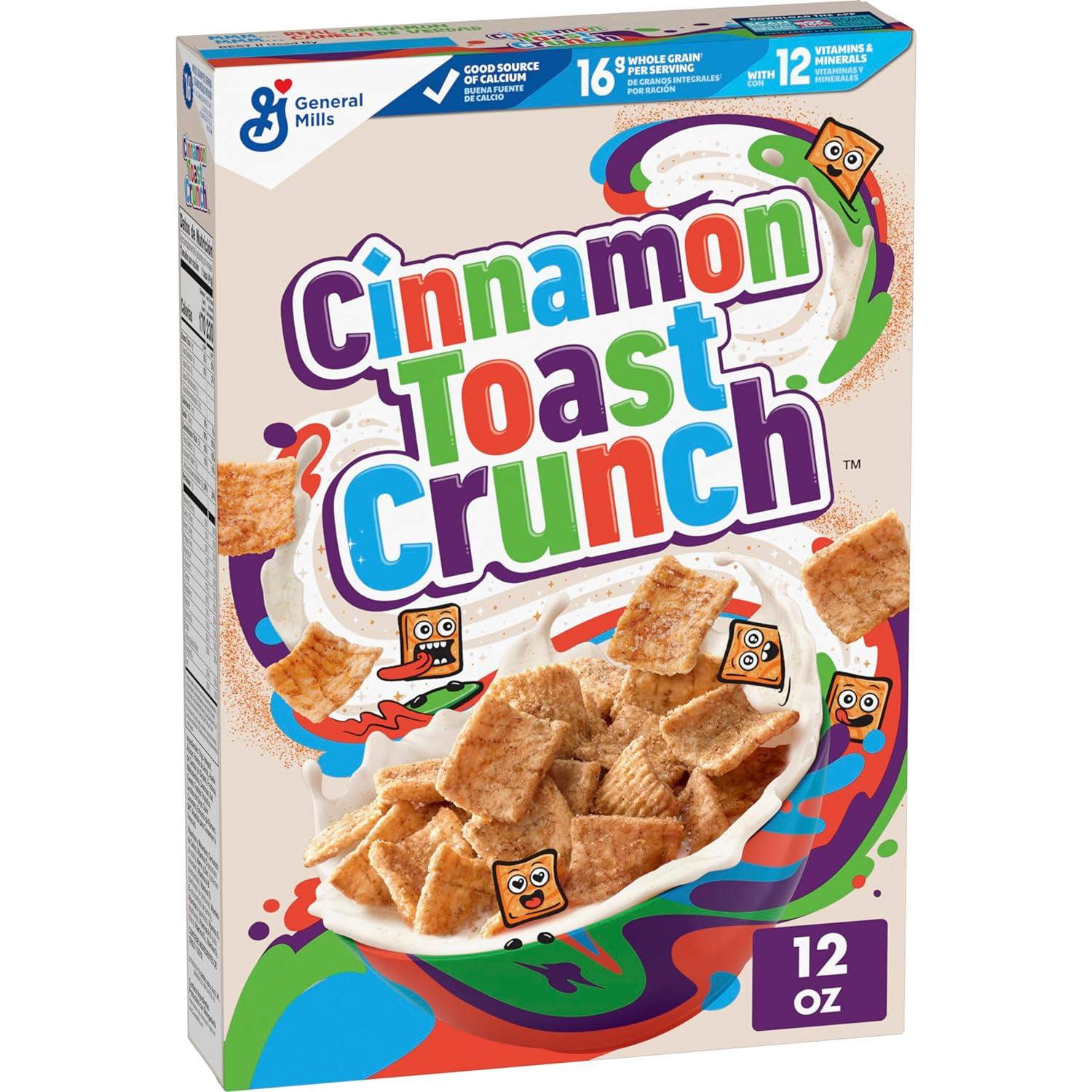 Original Cinnamon Toast Crunch Breakfast Cereal 12oz for $1.99 Shipped