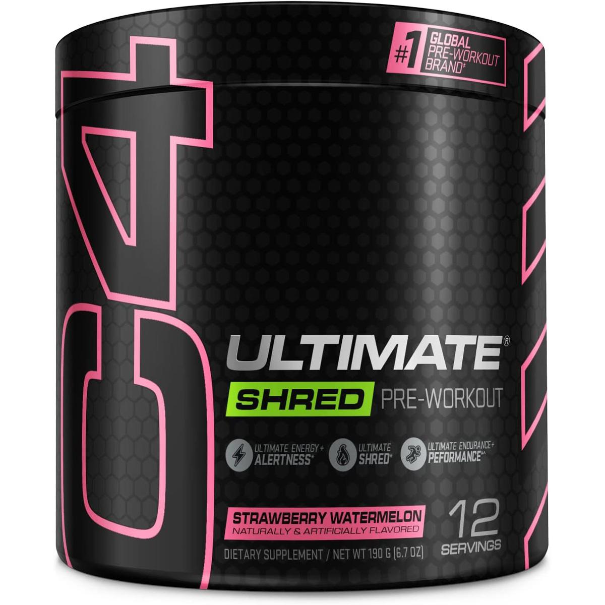 Cellucor C4 Ultimate Shred Pre-Workout Powder Strawberry for $10.81 Shipped