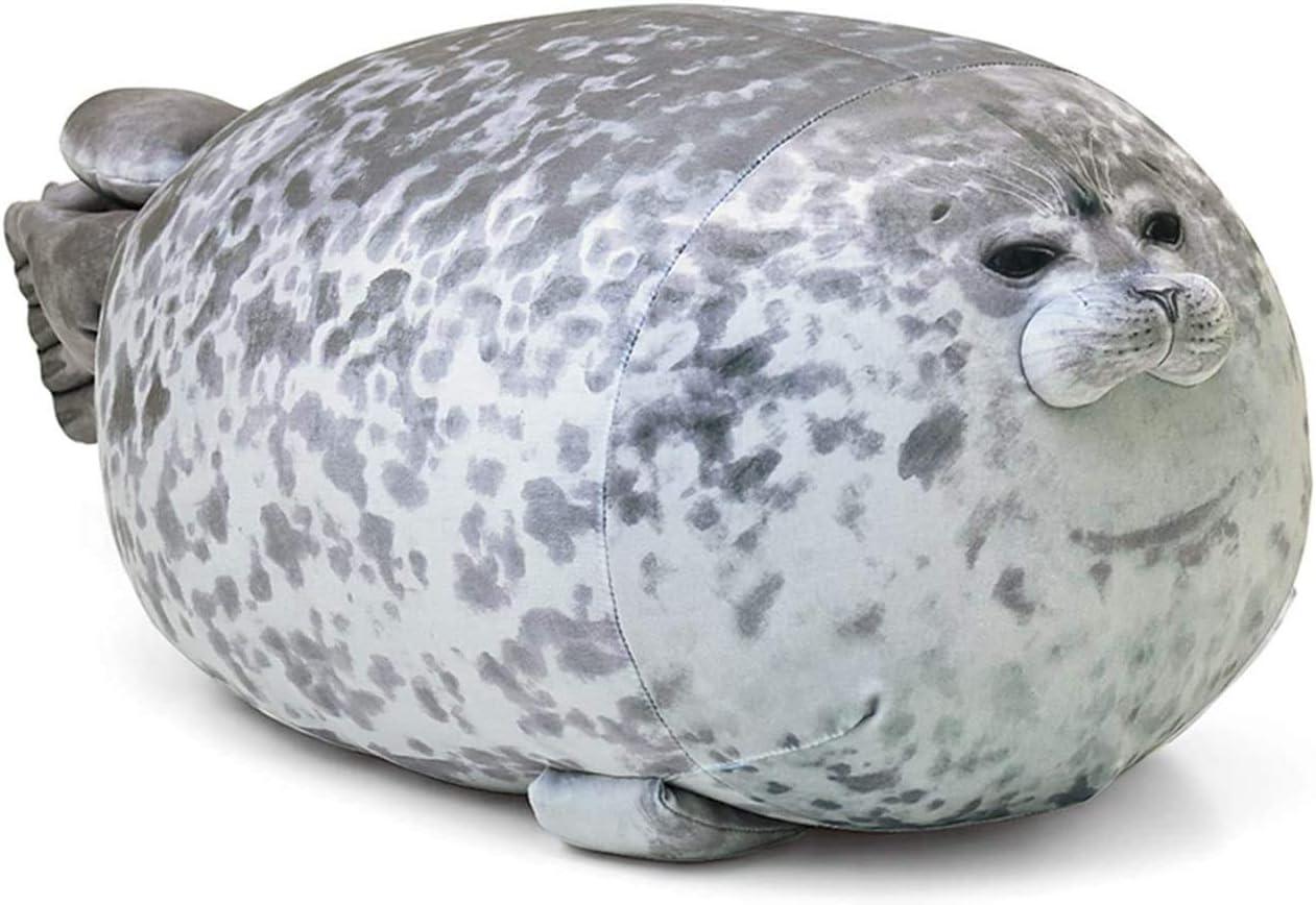 MerryXD Chubby Blob Seal Pillow,Stuffed Cotton Plush Animal Toy for $15.99