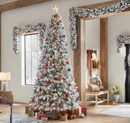 Home Depot Christmas Trees and Yard Decorations for 50% Off