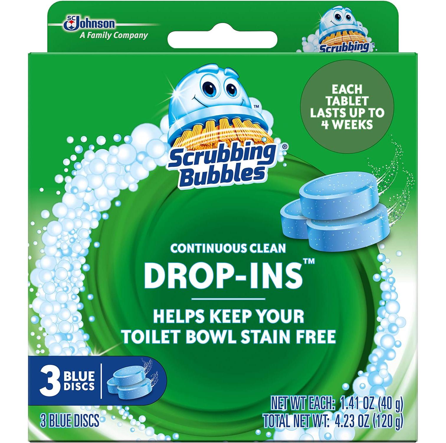 Scrubbing Bubbles Clean Drop-Ins Toilet Cleaner Tablets 6 Pack for $5.43 Shipped