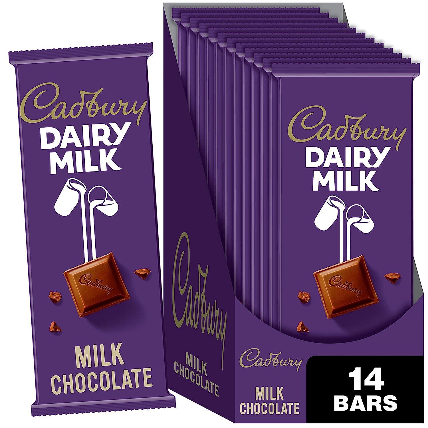Cadbury Dairy Milk Chocolate Candy Bars 14 pack for $14.56 Shipped