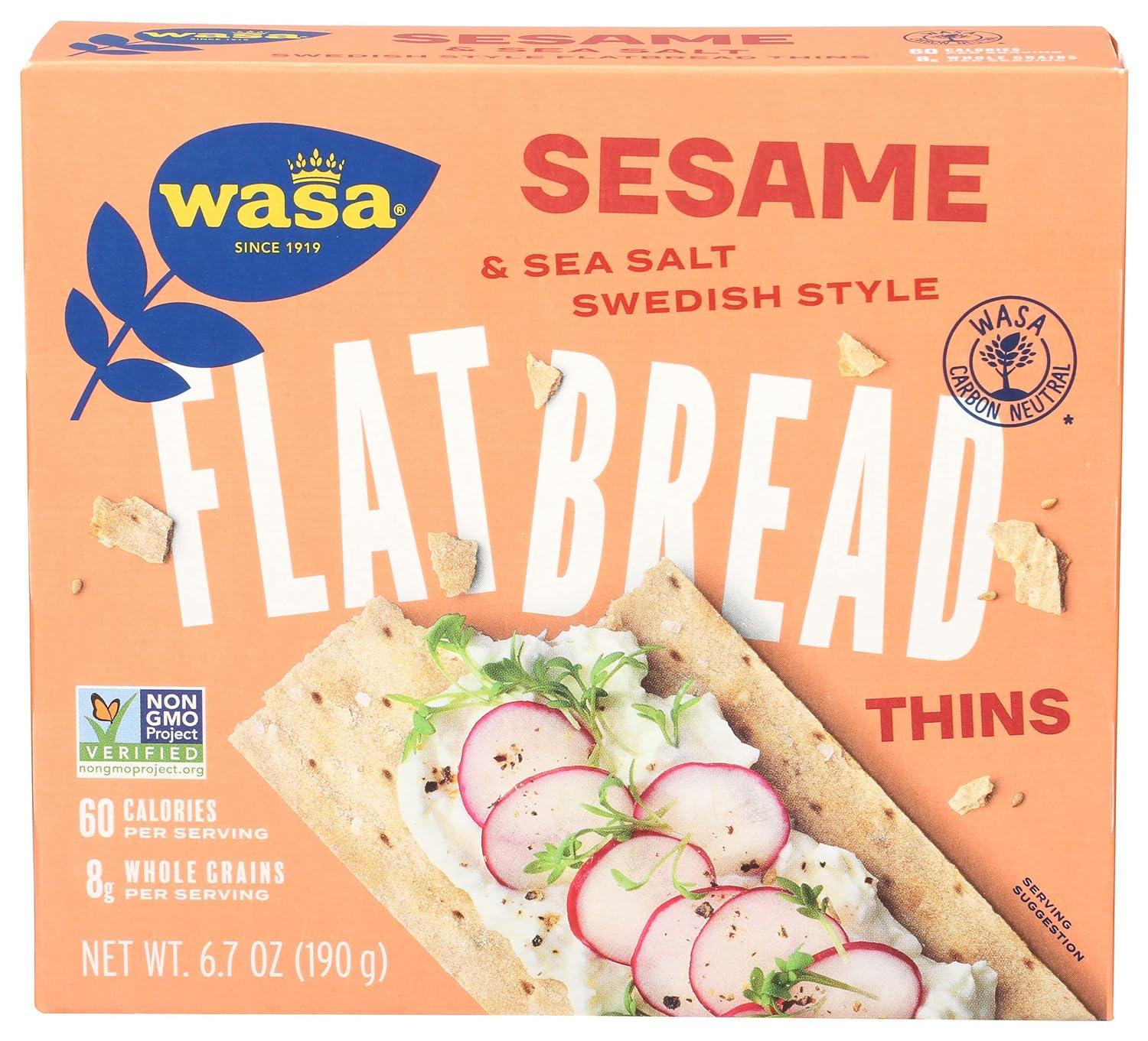 Wasa Flatbread Thins Sesame and Sea Salt Crackers for $2.53 Shipped
