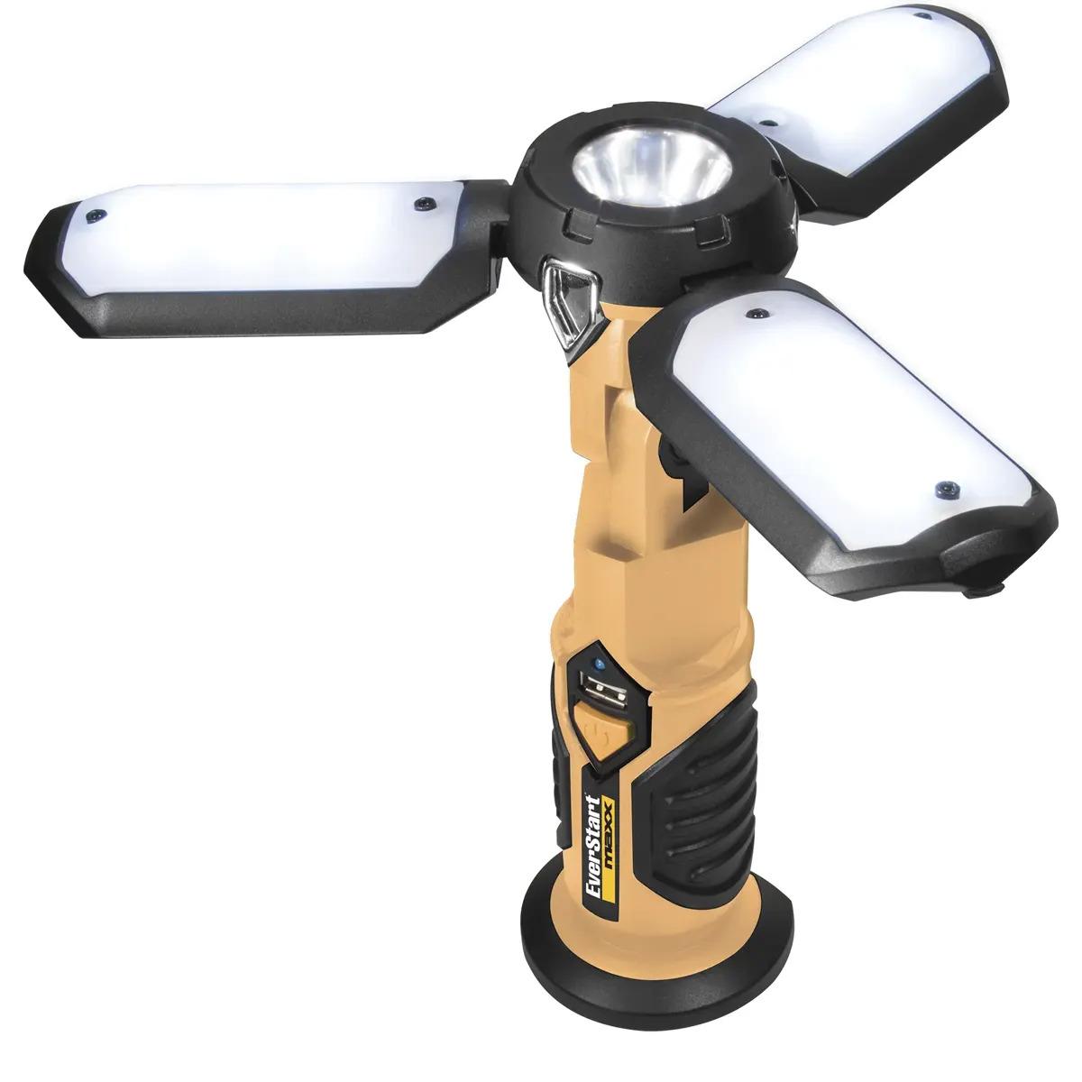 Everstart 600 Lumen Brightness LED Portable Folding Work Light for $10