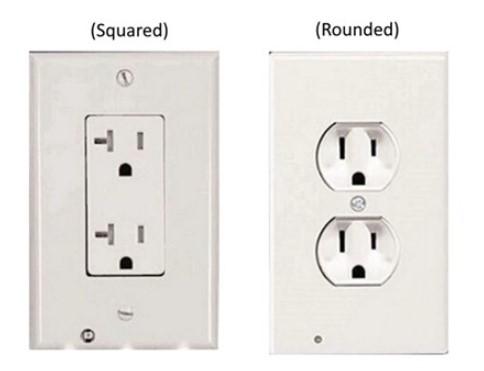 BH Electrical Outlet Covers with Built-In LED Night Light 5 Pack for $15.99