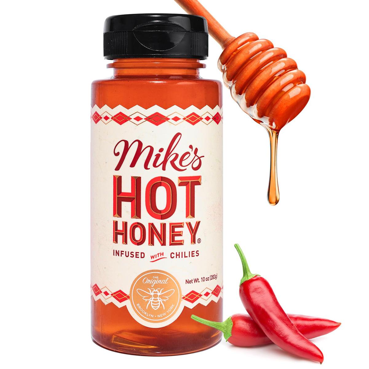 Mikes Hot Honey Infused with Chilies 10oz Bottle for $6.23 Shipped