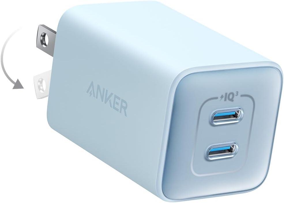 Anker 2-Port 47W USB-C Nano GaN Charger for $20.99
