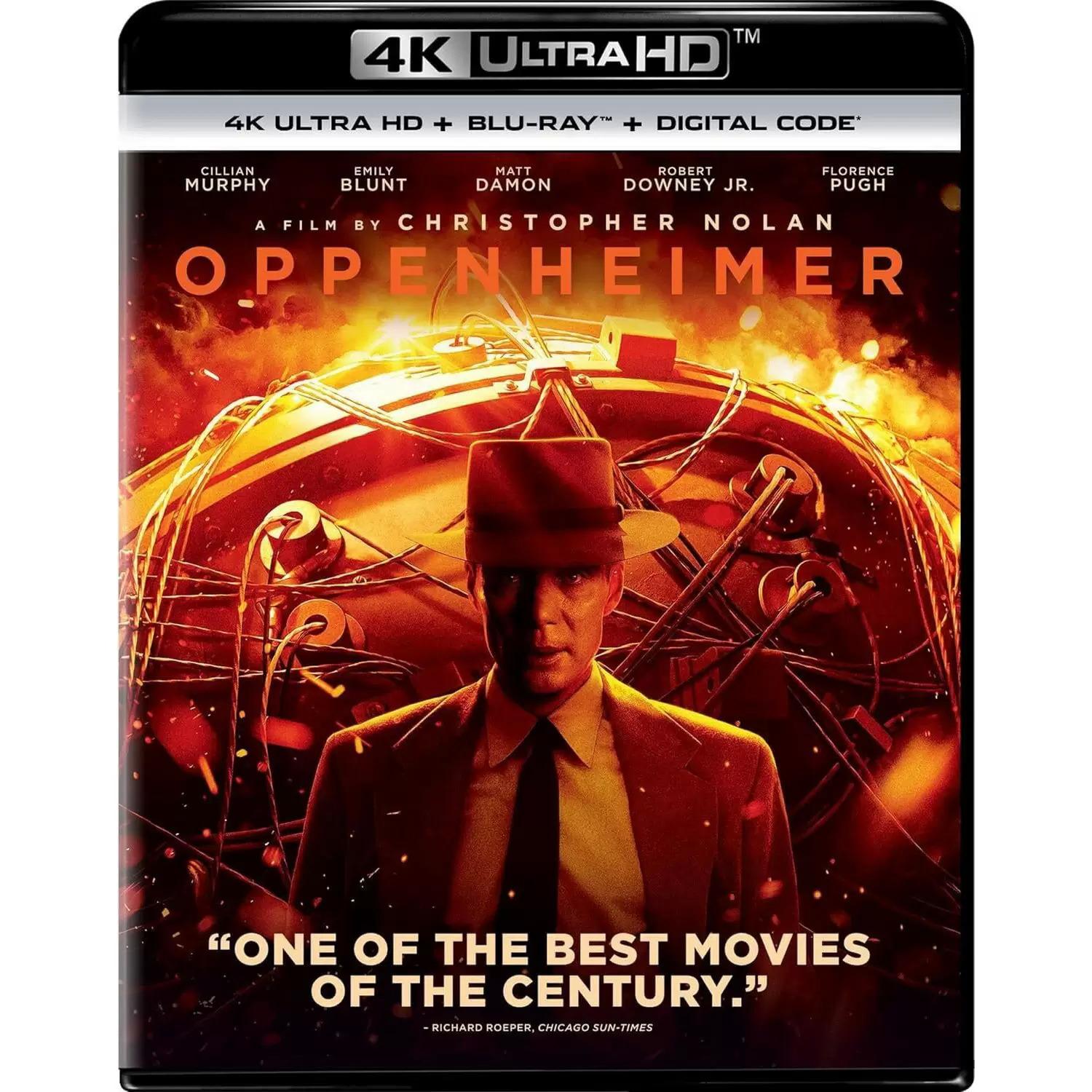 Oppenheimer 4K Ultra HD + Blu-ray for $22.39