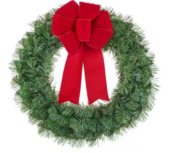Home Depot Christmas Holiday Wreaths 50% Off