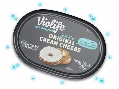 Free Violife Cream Cheese and Daves Killer Bagels on January 1st 2024