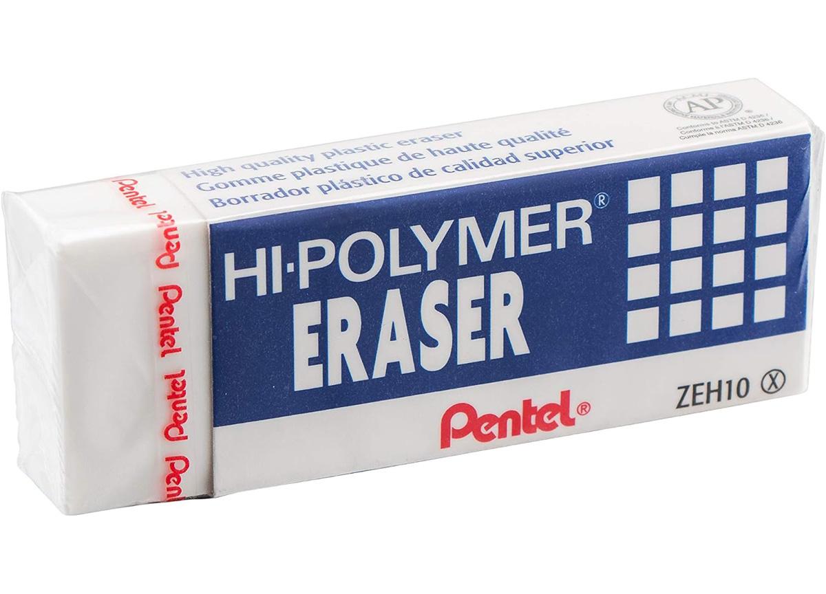 Pentel Hi-Polymer Block Erasers 4 Pack for $1.75