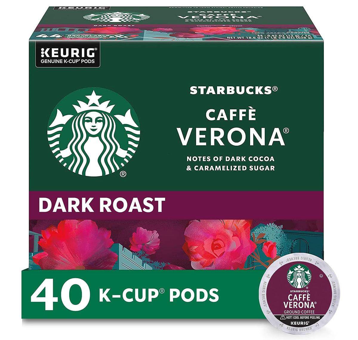 Starbucks K-Cup Dark Roast Coffee Pods 40 Pack for $16.62 Shipped