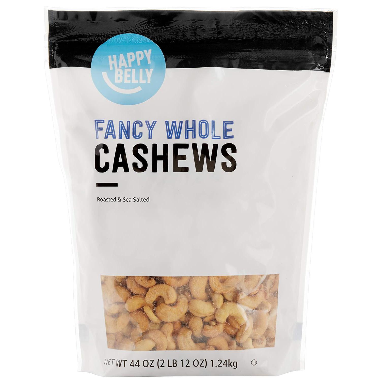 Happy Belly Fancy Whole Cashews Roasted and Salted for $13.64 Shipped