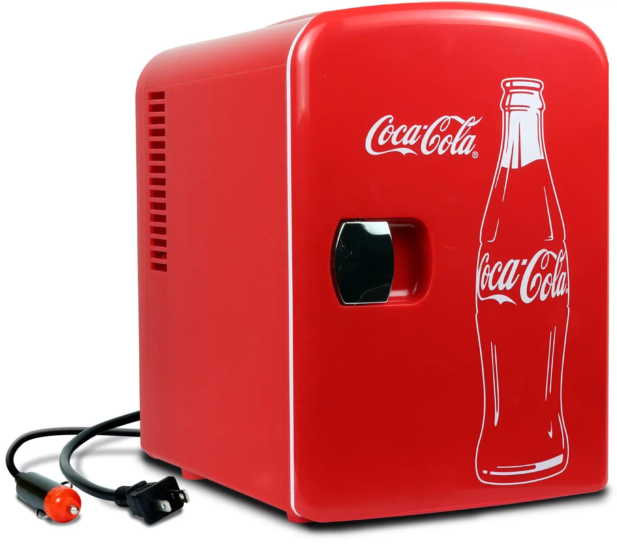 Coca-Cola Classic 4L Mini Fridge with 12V DC for $19.98