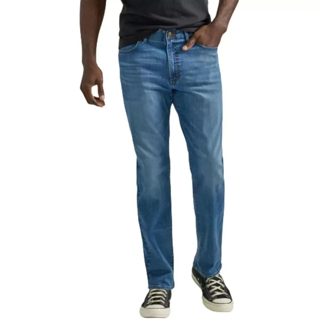 Lee Mens Extreme Motion Regular Straight Jean for $21.33
