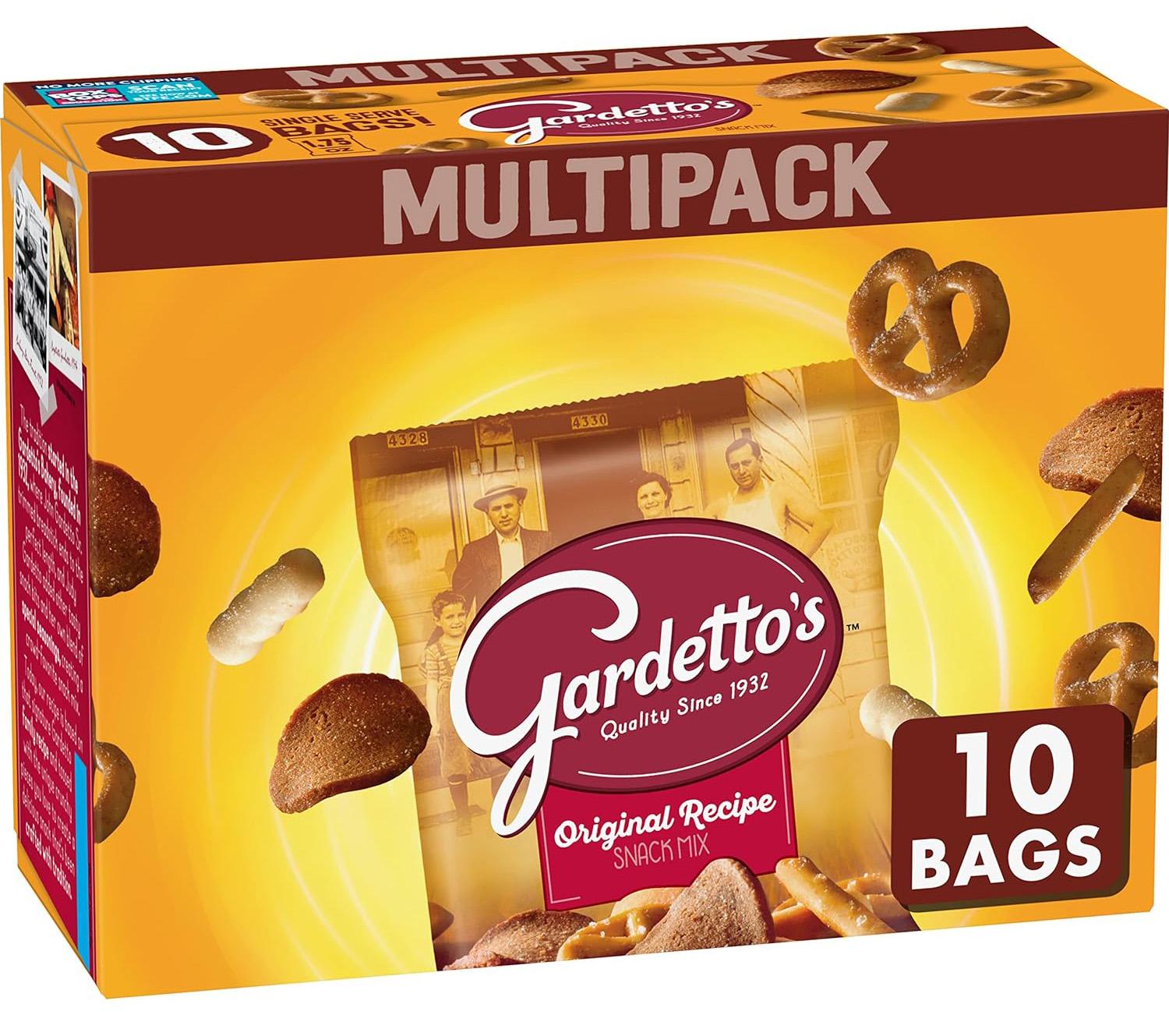 Gardettos Snack Mix Multipack Snack Bags 10 Pack for $4.74