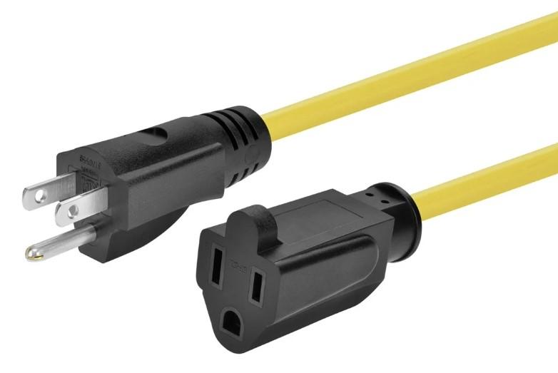 Monoprice 14AWG 15A SJTW Outdoor Extension Cord 3 Pack for $50.60 Shipped