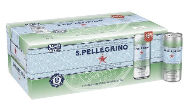 S Pellegrino Sparkling Natural Mineral Water 24 Pack for $13.29