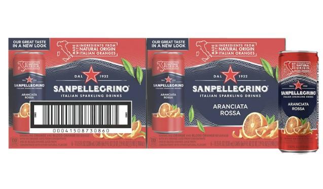 San Pellegrino Italian Sparkling Drinks Aranciata Rossa 24 Pack for $15.59