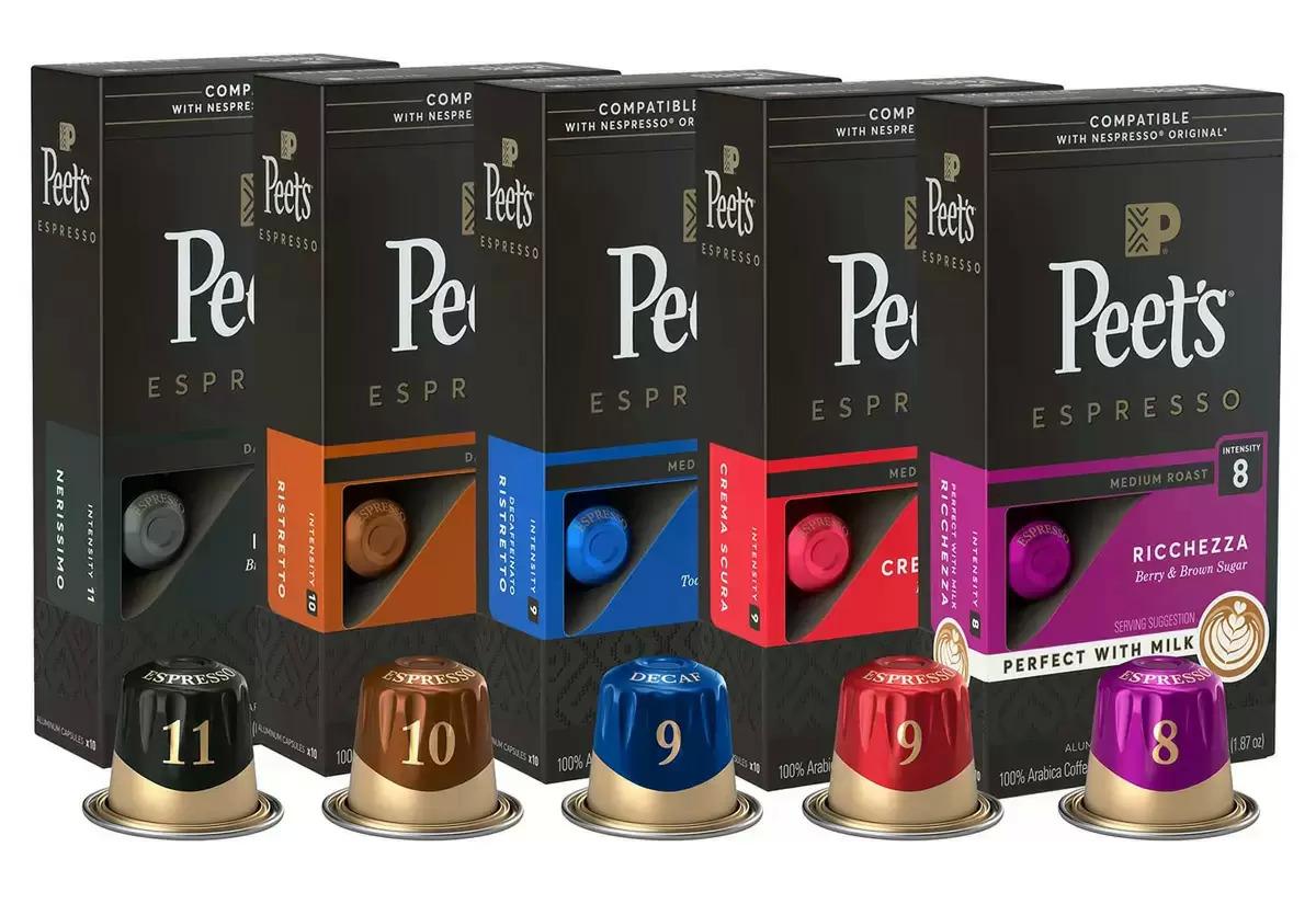 Peets Coffee Variety Nespresso Pods 50 Pack for $23.39 Shipped