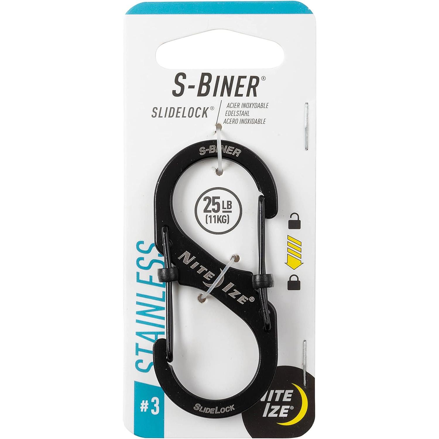 Nite IZE S-Biner Stainless Steel SlideLock for $2.97