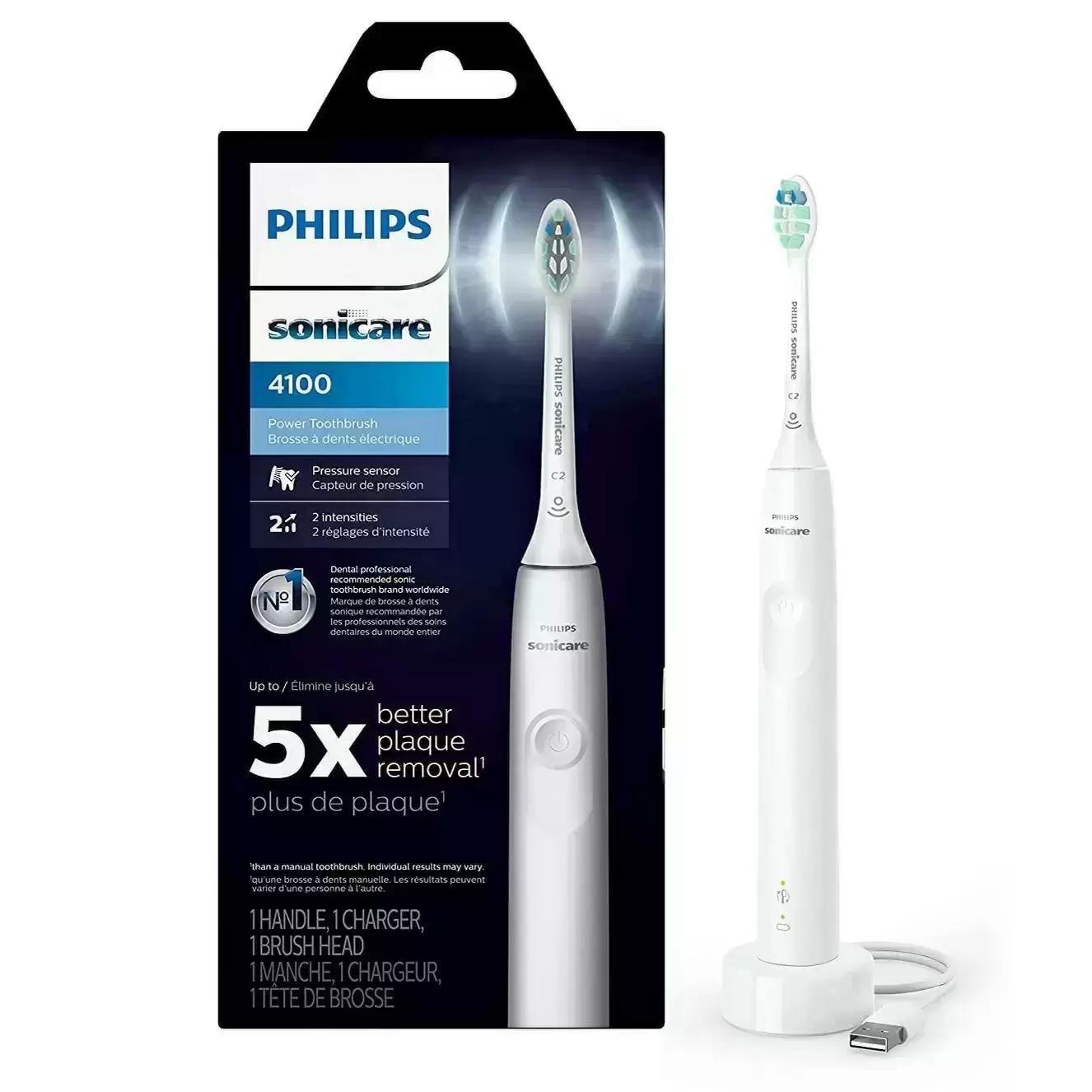 Philips Sonicare 4100 Power Toothbrush Rechargeable Electric Toothbrush for $27.99