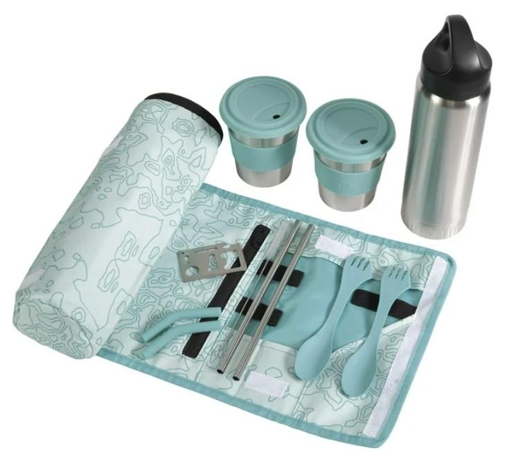 Ozark Trail Reusable Camping Cutlery and Drinkware Set for $6.98