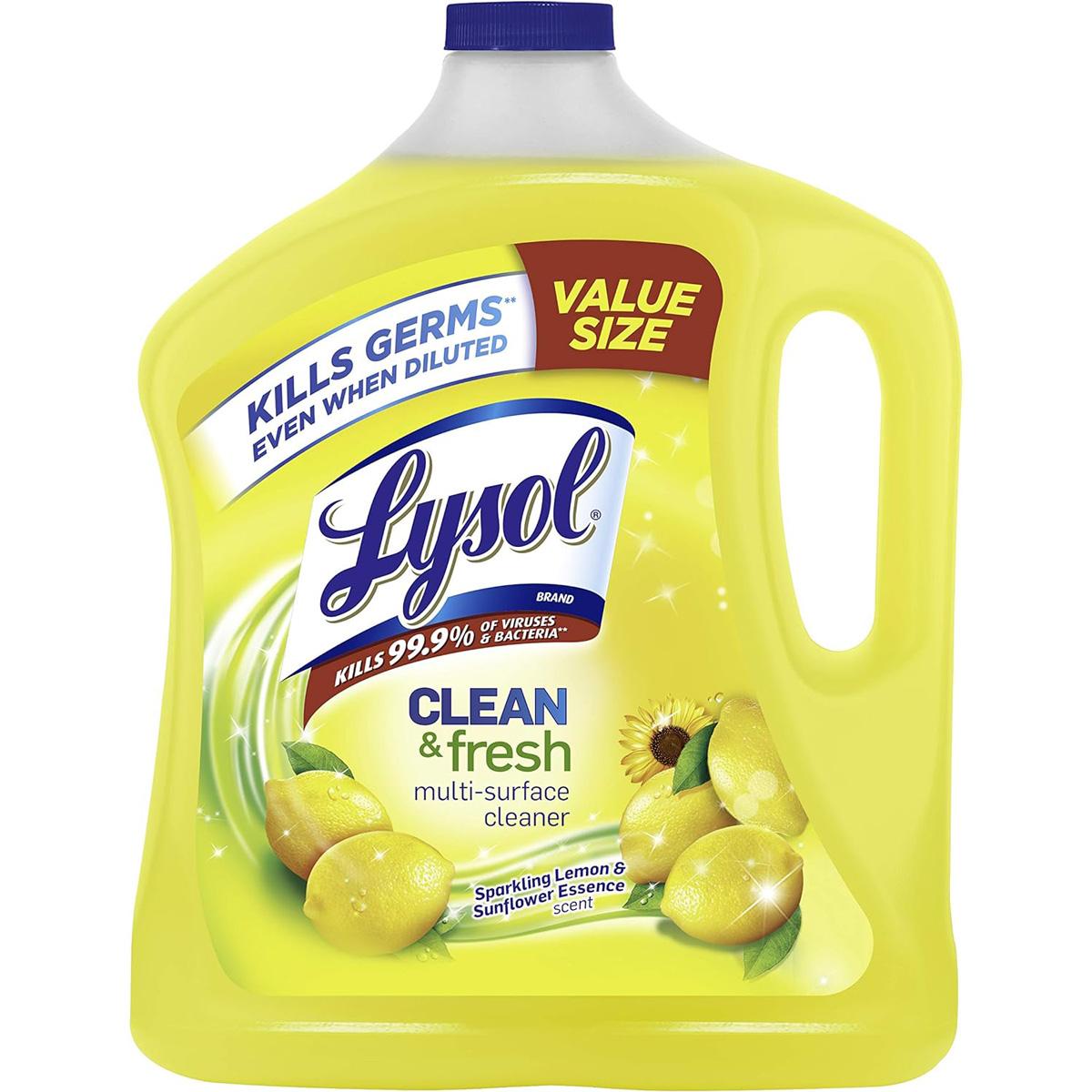 Lysol Clean Fresh Multi Surface Cleaner Lemon and Sunflower for $5.87