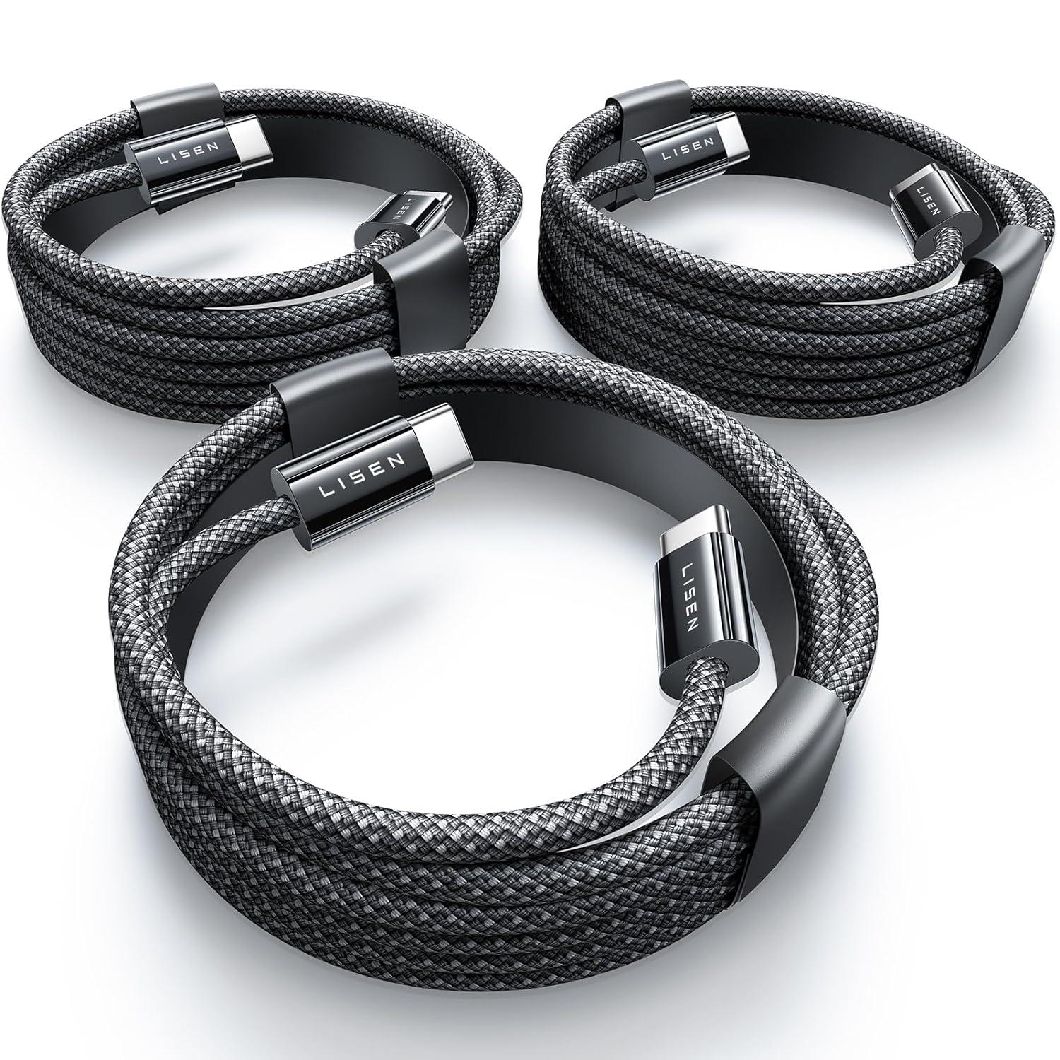 Lisen USB-C Cables 3 Pack for $6.99