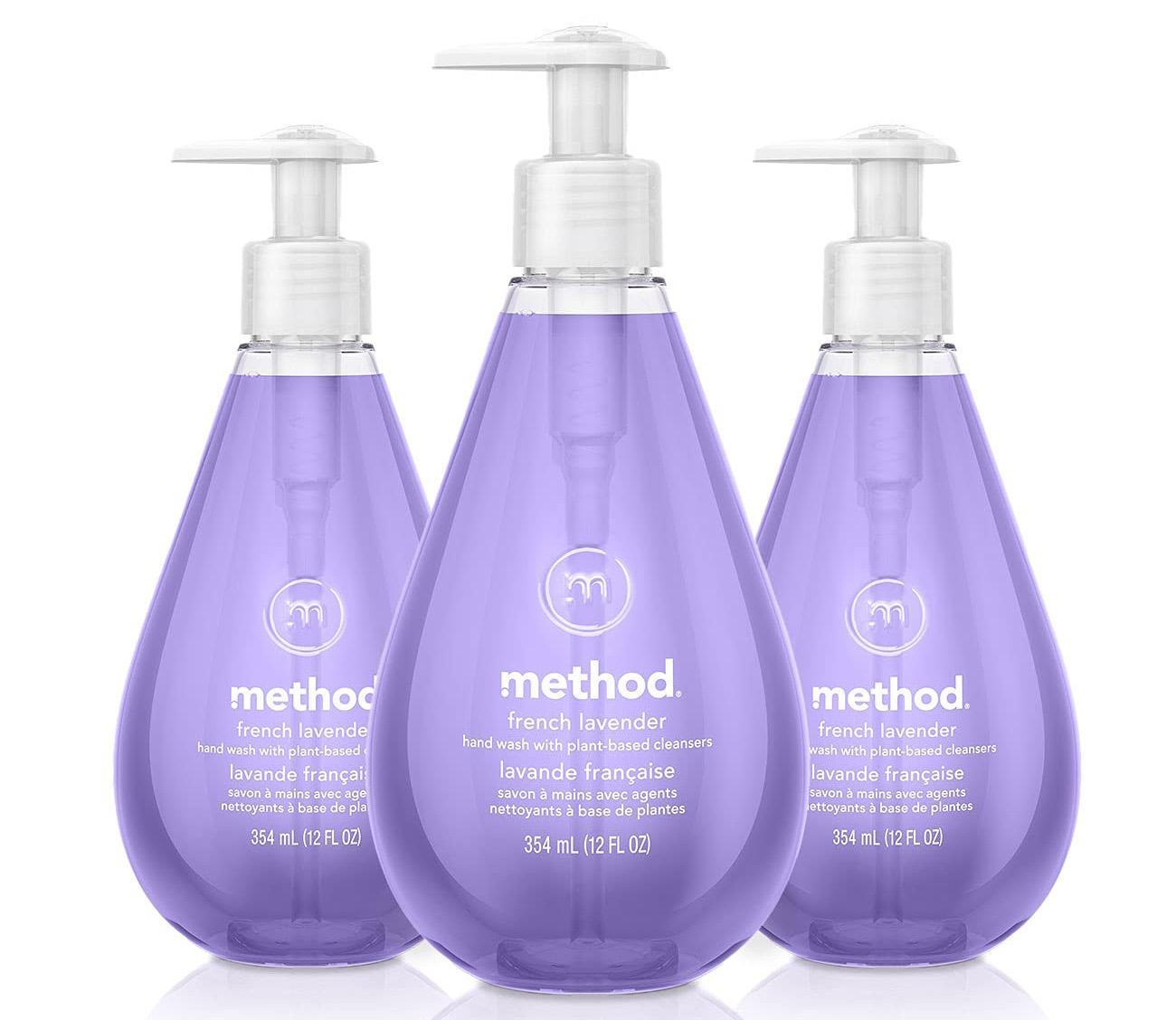 Method Gel Hand Wash French Lavender 3 Pack for $6.35