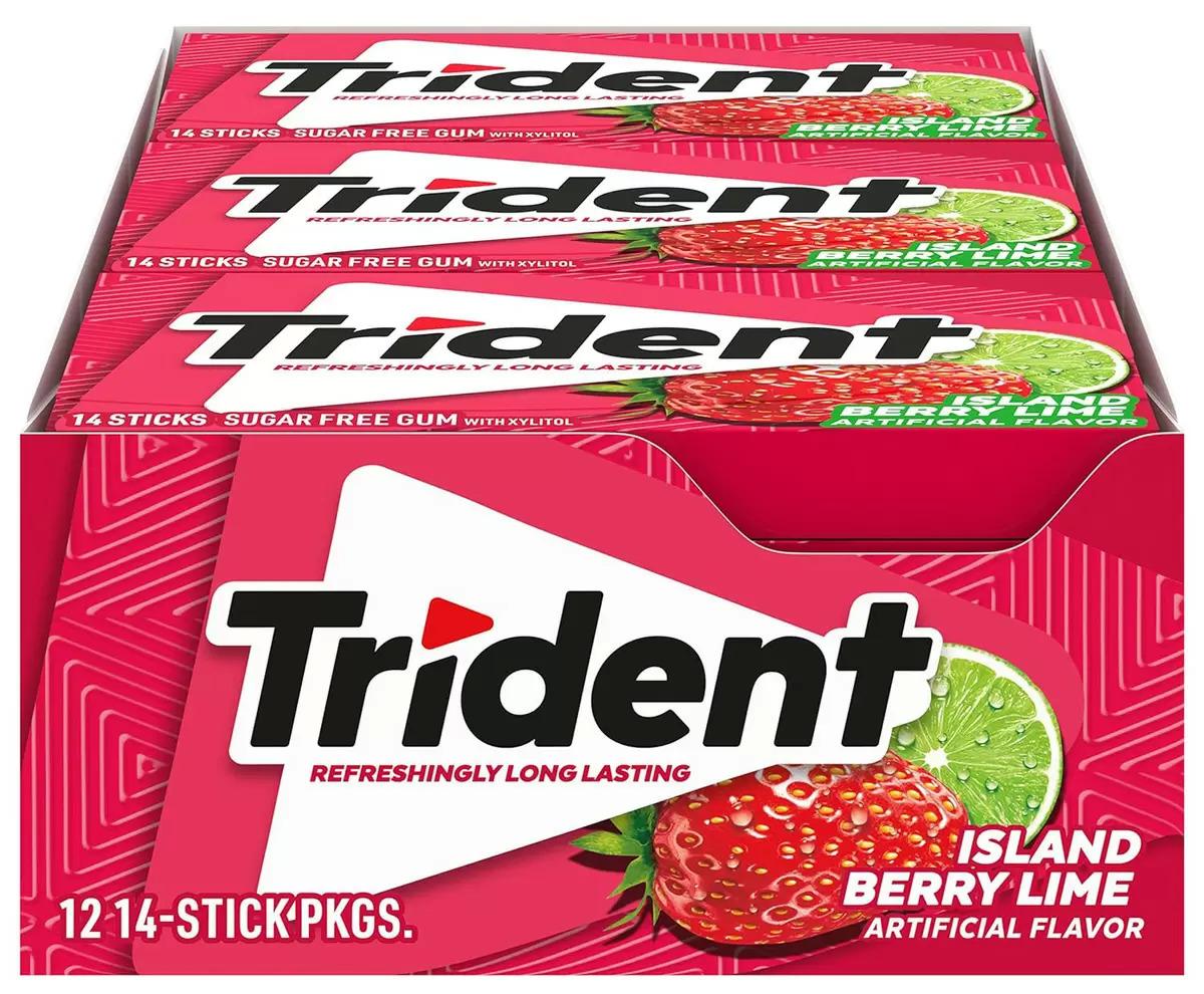 Trident Gum Island Berry Lime 12 Pack for $6.91
