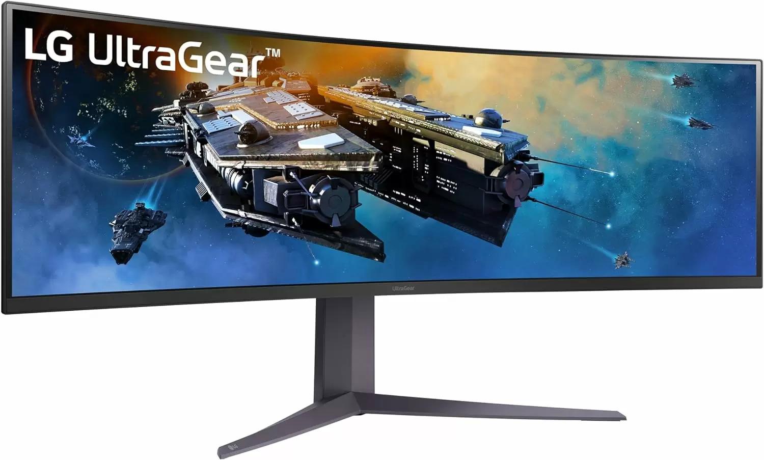 45in LG Ultragear 45GR65DC-B QHD Curved VA Gaming Monitor for $549.99 Shipped
